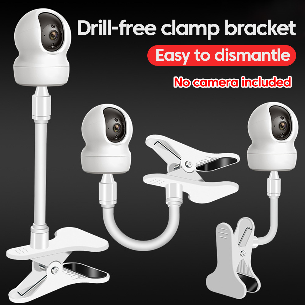 Webcam Stand Clip - Protable Flexible Camera Clamp Mount Baby