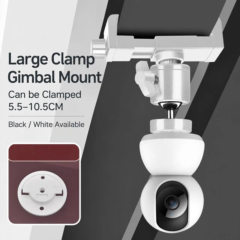 Webcam Stand Clip - 1Set 360 Rotation No Punching Clip