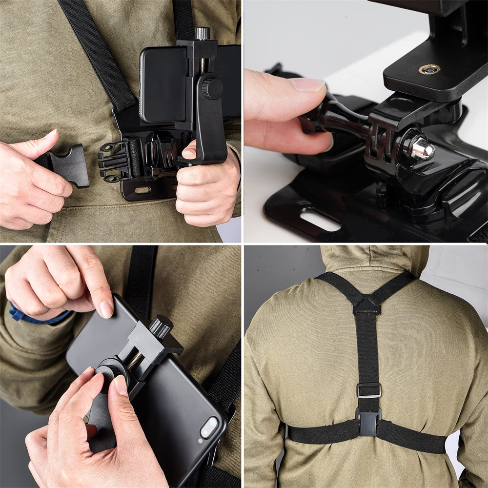 Mobile Phone Chest Mount Lapto - Webcam Stand Clip review and price