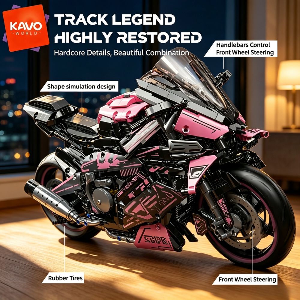KAVOWORLD 1:5 Large Scale Moto - Office Tech Certification review and price